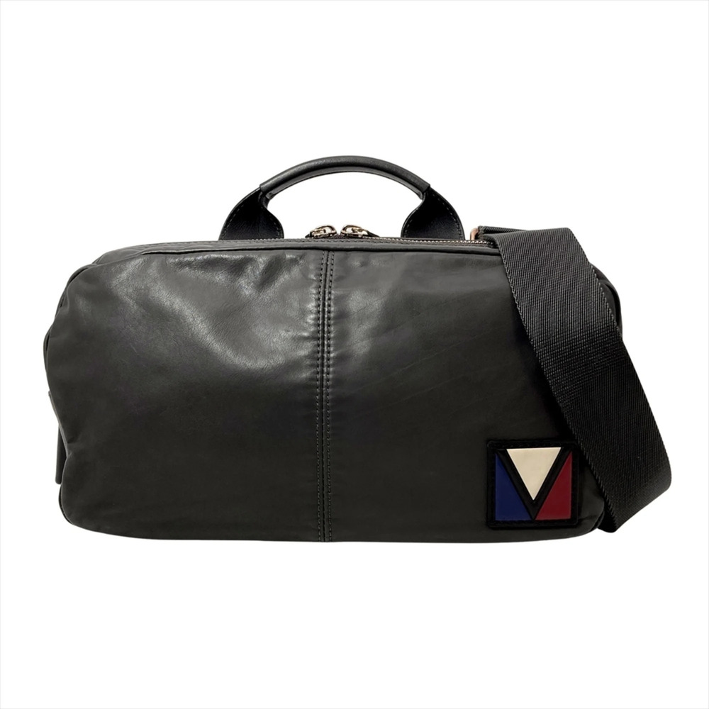 Louis Vuitton Fast Gaston V-Line Waist Bag, 2-Way, Calfskin, M50445, Gray, Si...